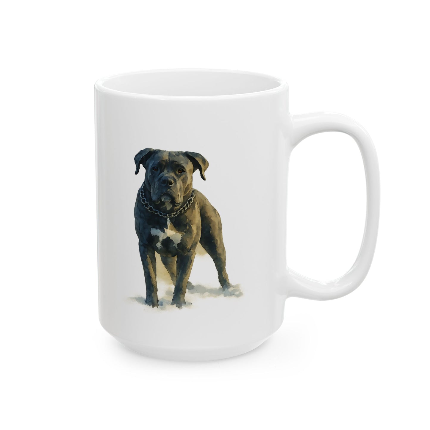 Personalized Ceramic Mug with your Cane Corso, (11oz, 15oz)
