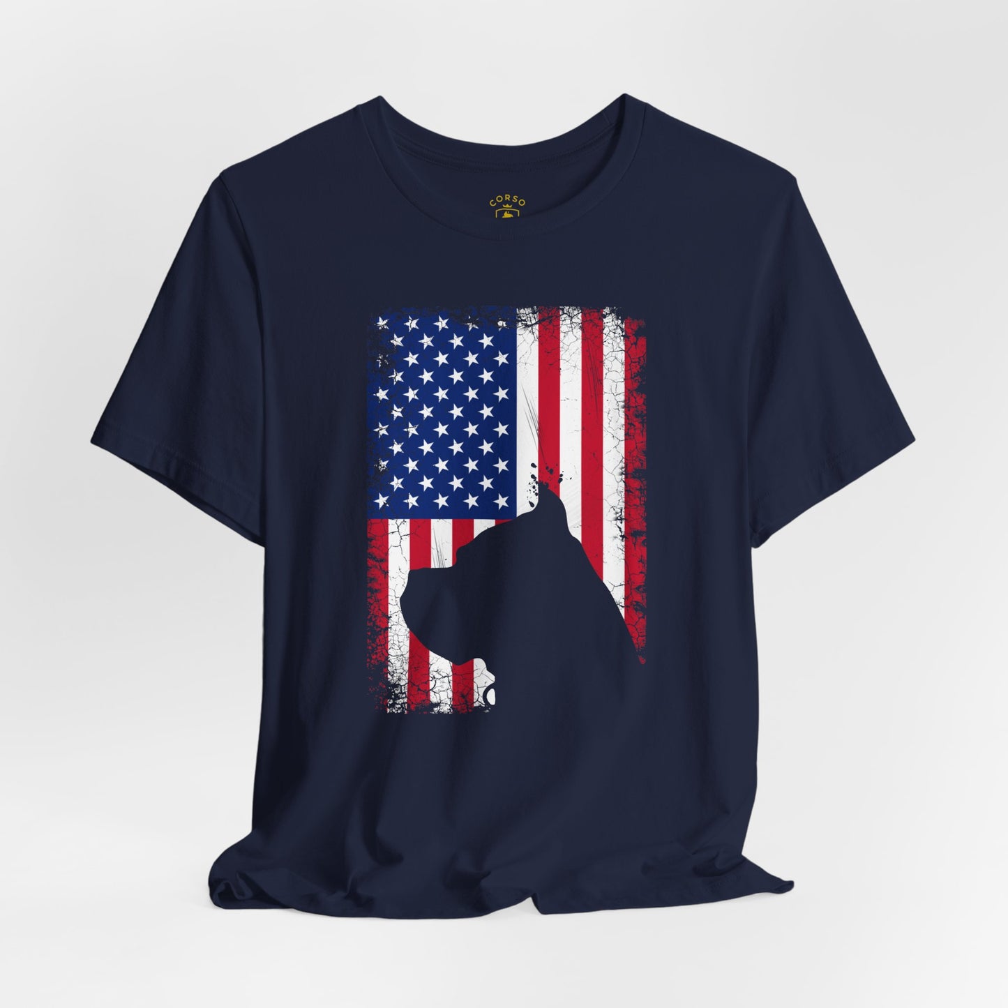 Cane Corso American Flag T-Shirt