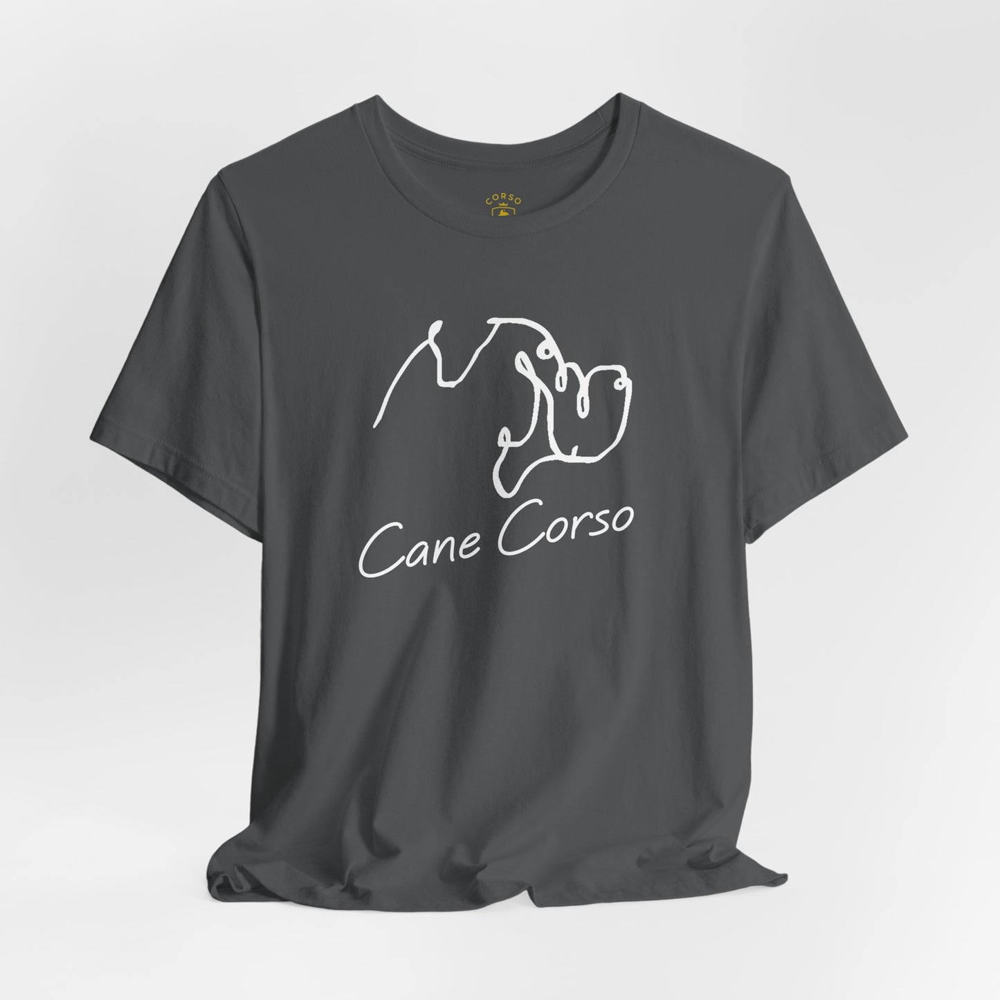 Cane Corso Line Art T-Shirt  Minimalist Cane Corso Tee