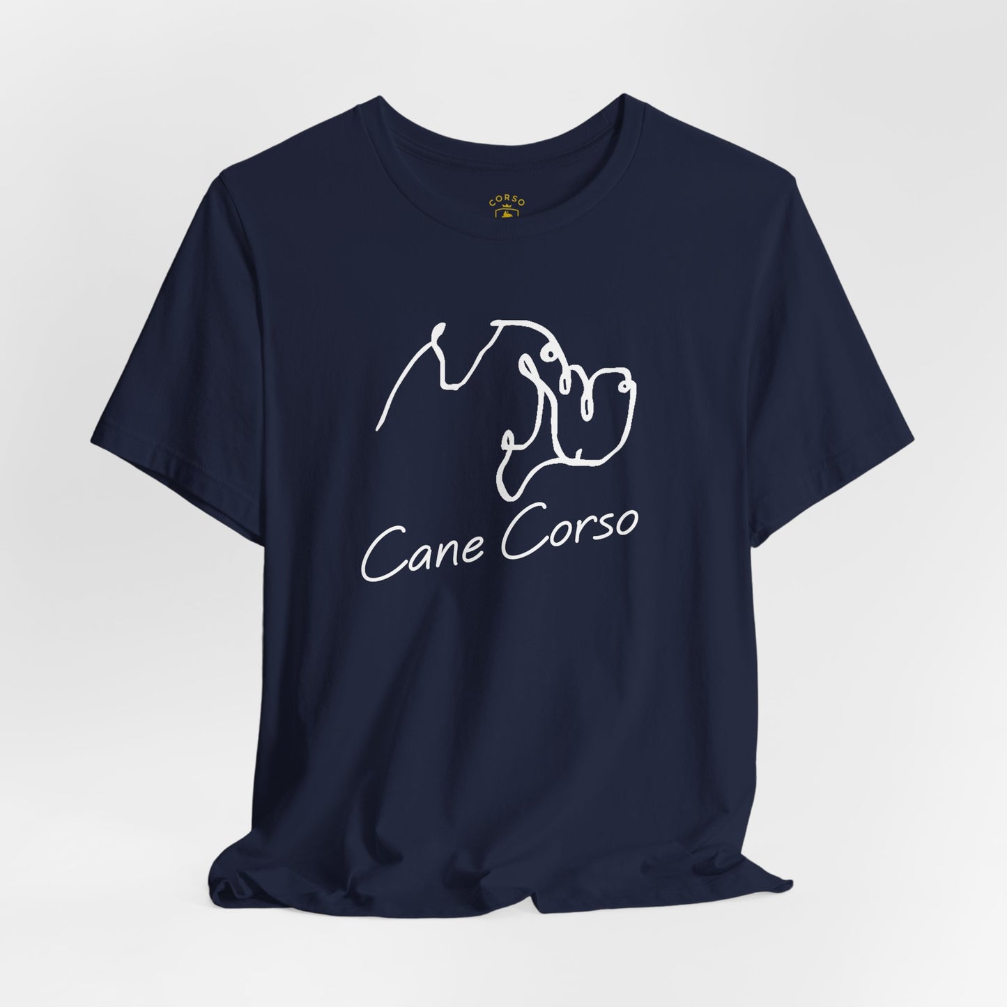 Cane Corso Line Art T-Shirt  Minimalist Cane Corso Tee