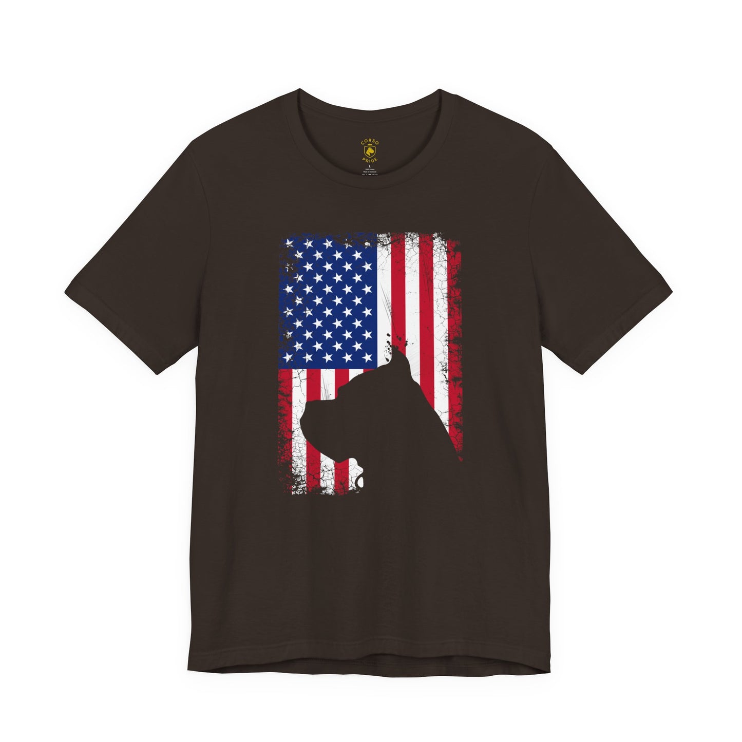 Cane Corso American Flag T-Shirt