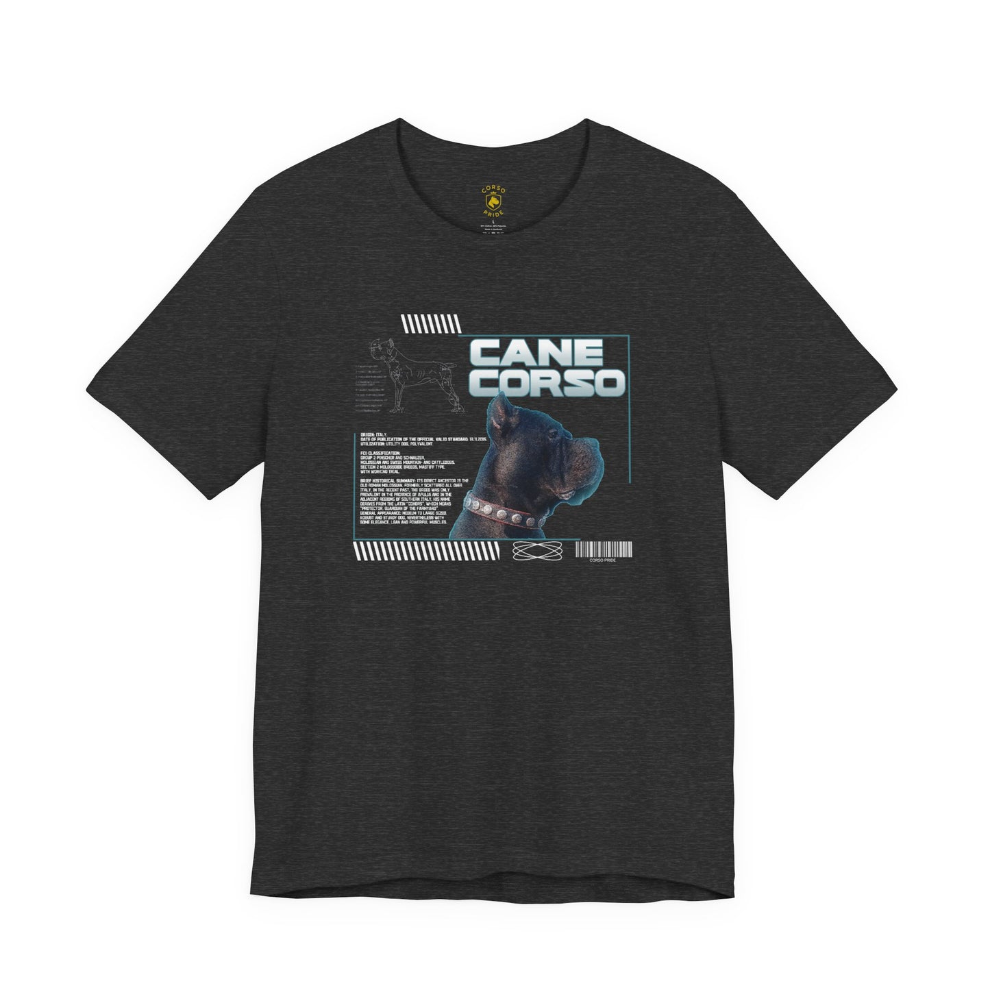 Retro-Futuristic Cane Corso Graphic Tee