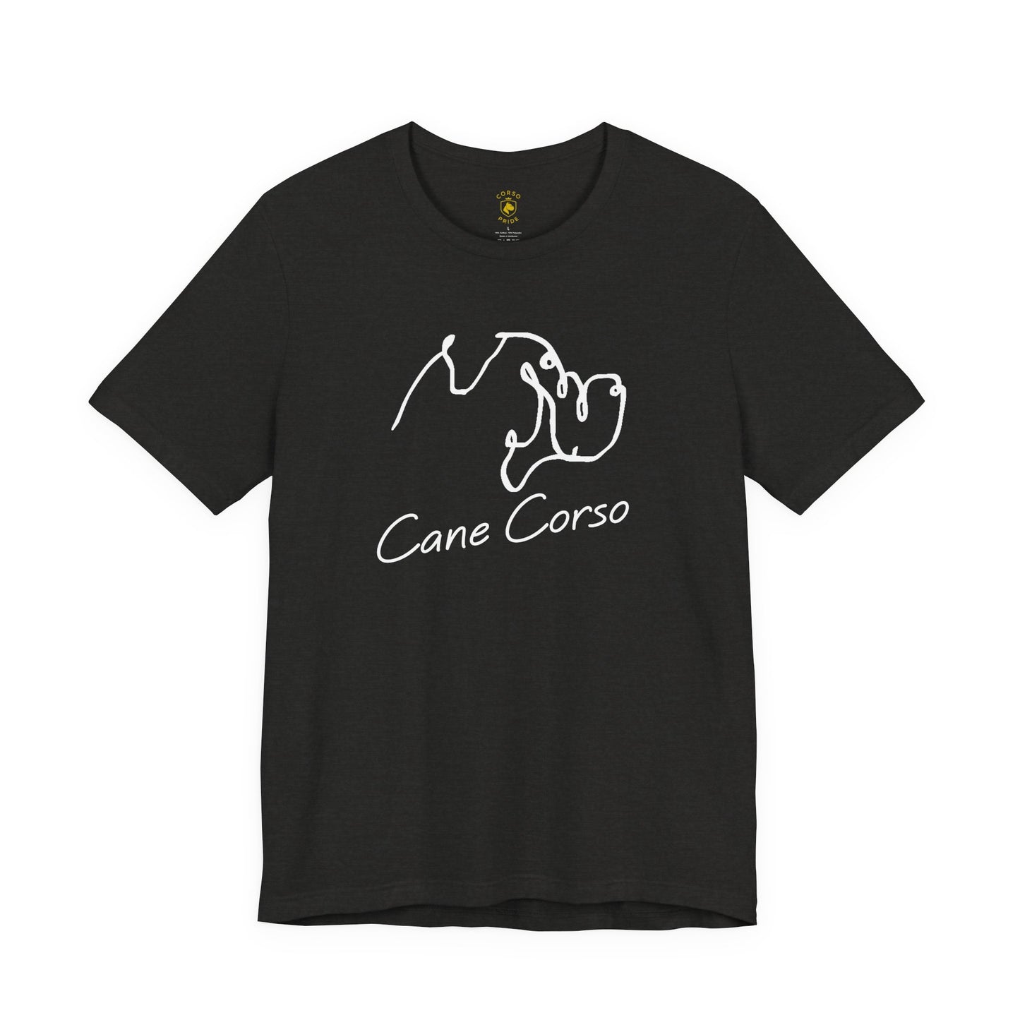 Cane Corso Line Art T-Shirt  Minimalist Cane Corso Tee