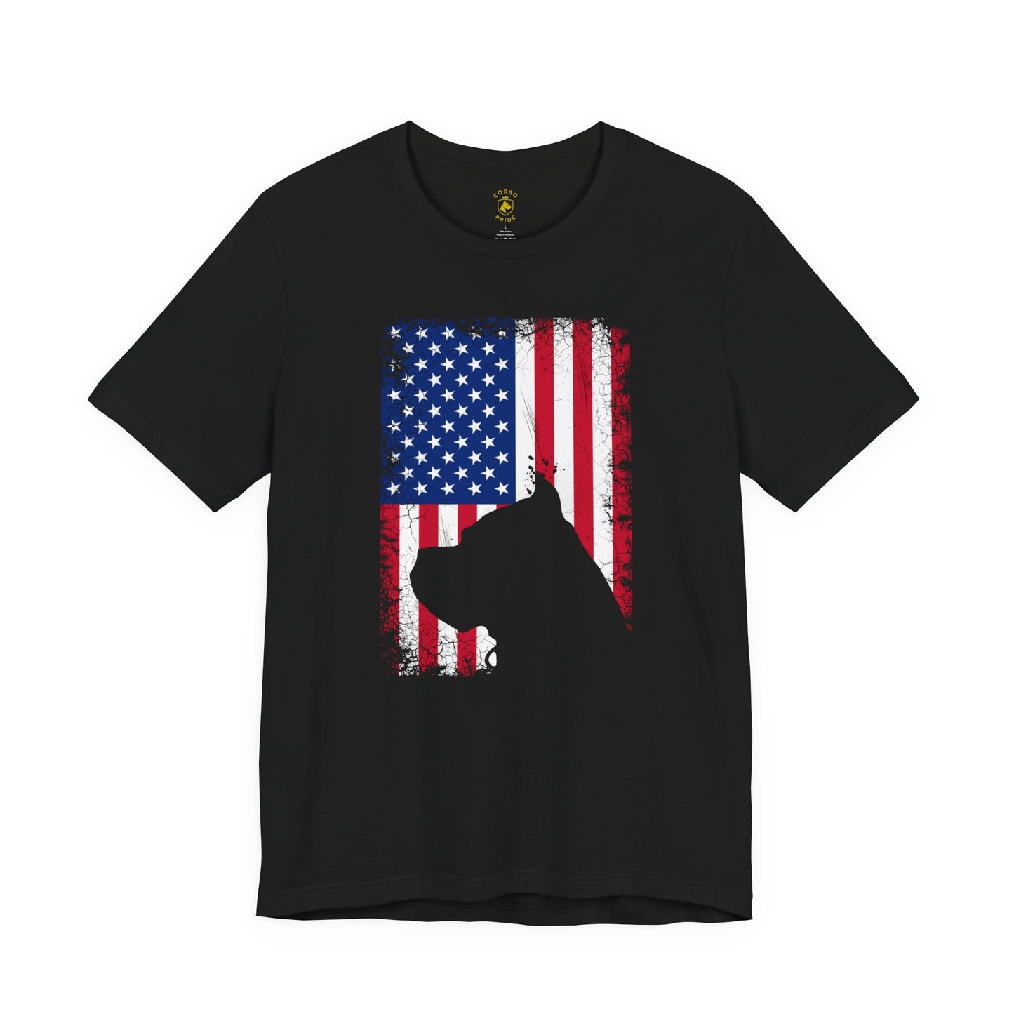 Cane Corso American Flag T-Shirt