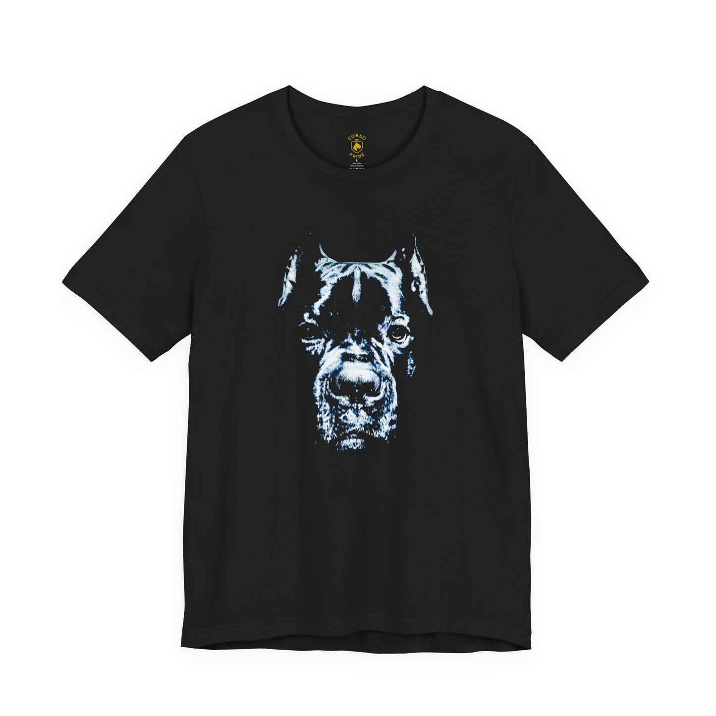 Cane Corso Face Black T-Shirt – Unisex Dog Lover Tee