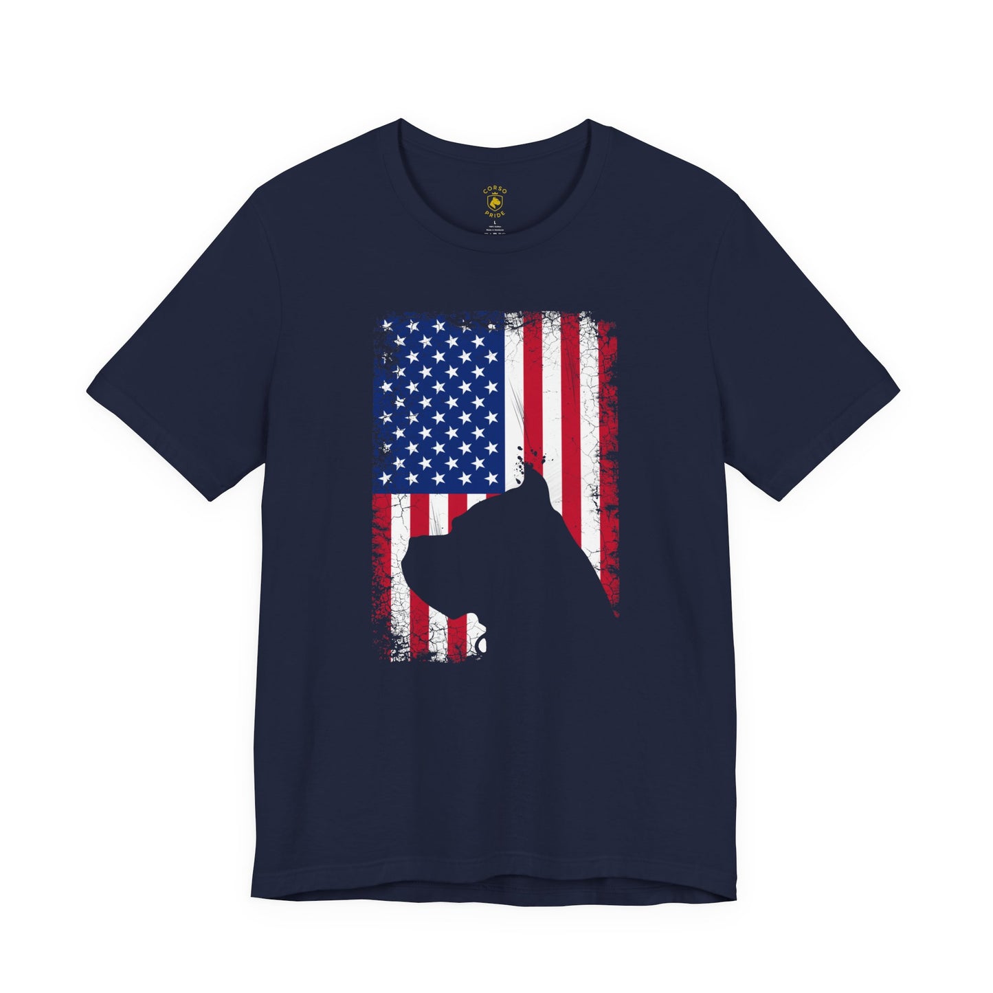 Cane Corso American Flag T-Shirt