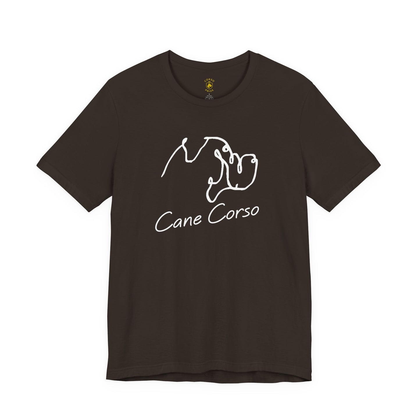 Cane Corso Line Art T-Shirt  Minimalist Cane Corso Tee