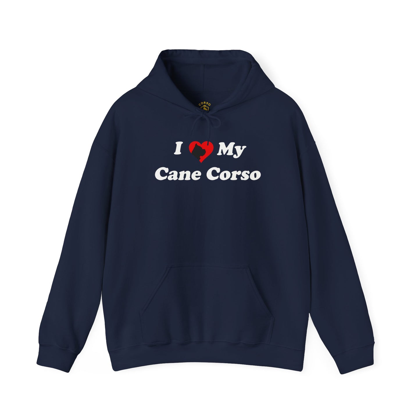 I ❤️ My Cane Corso – Unisex Heavy Blend™ Hooded Sweatshirt