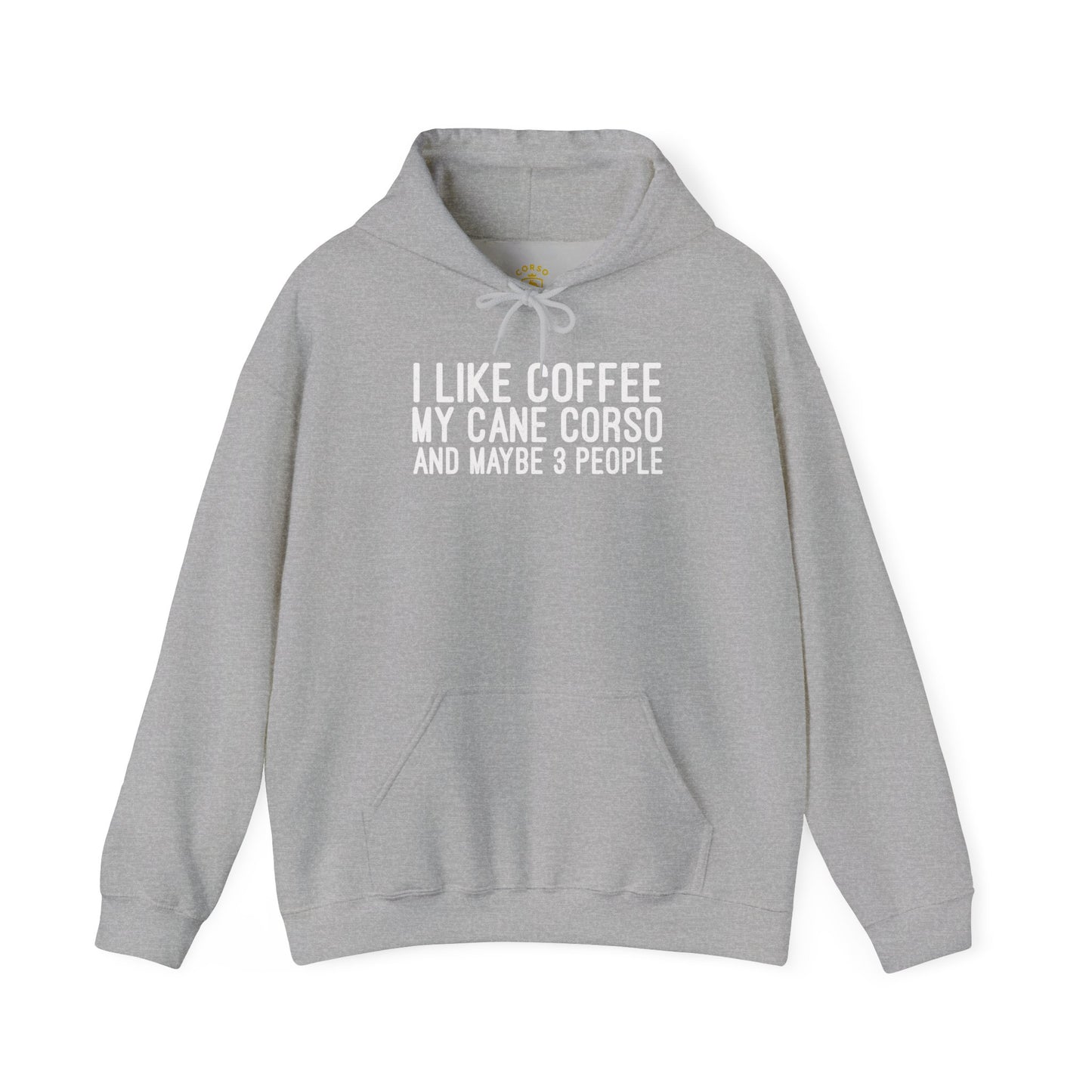 I Like Coffee, My Cane Corso & Maybe 3 People Hoodie