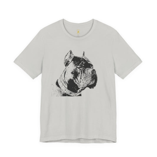 Minimal Cane Corso Black-on-Black Tee