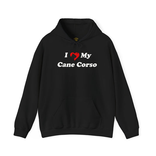 I ❤️ My Cane Corso – Unisex Heavy Blend™ Hooded Sweatshirt