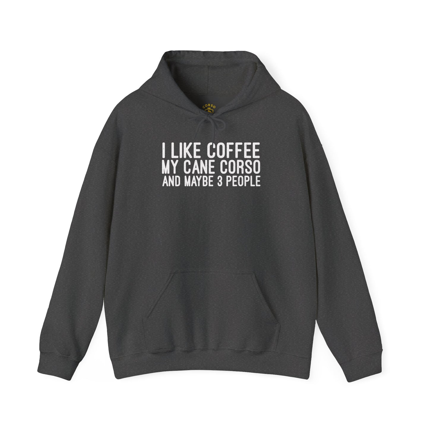 I Like Coffee, My Cane Corso & Maybe 3 People Hoodie