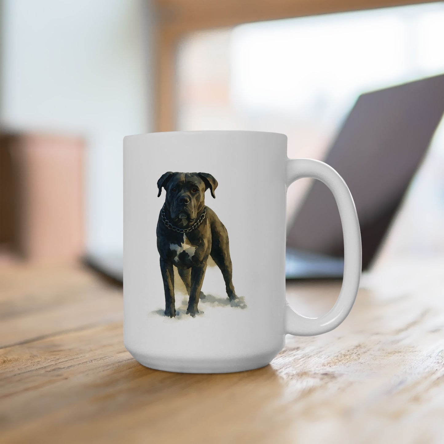 Personalized Ceramic Mug with your Cane Corso, (11oz, 15oz)