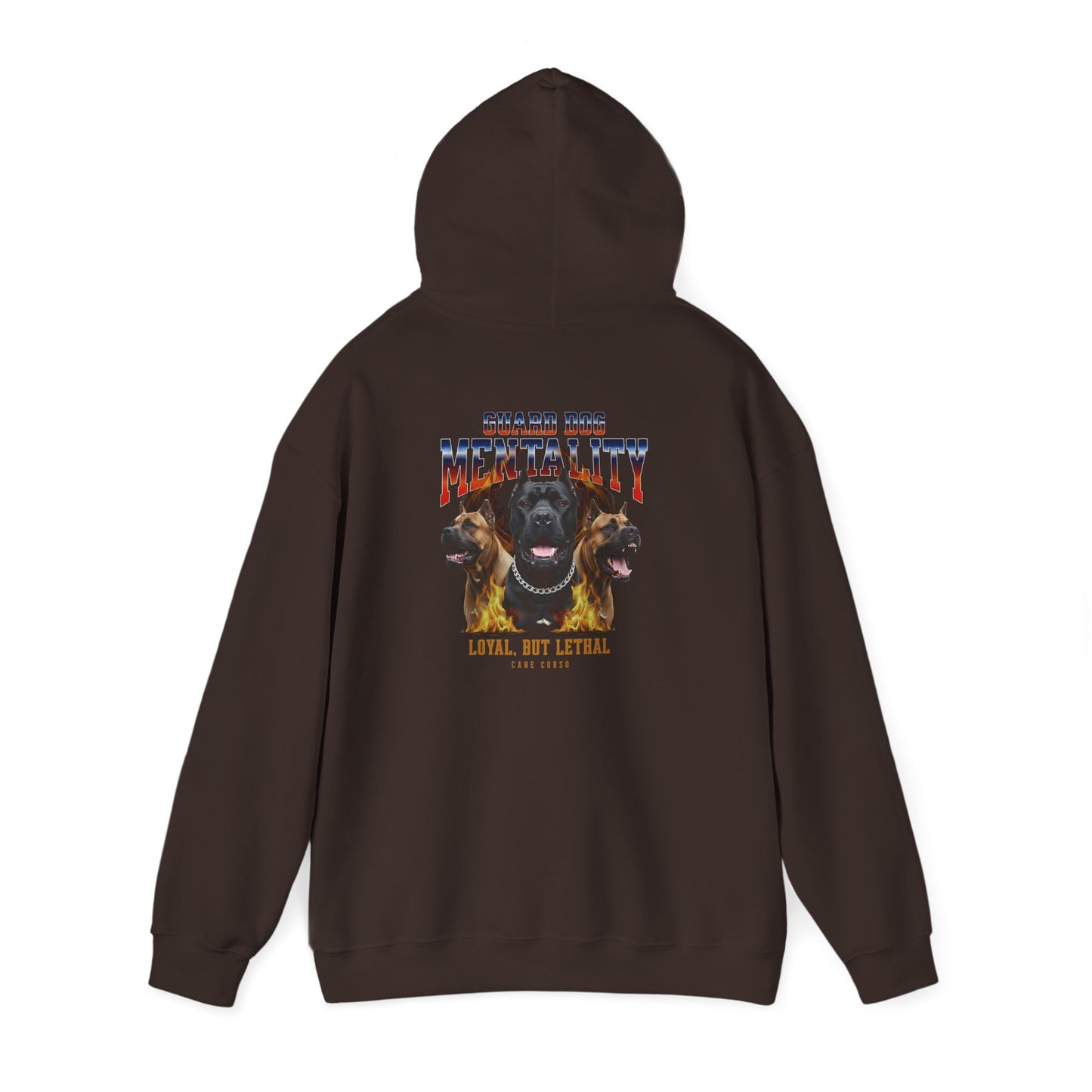 Cane Corso Guard Dog Mentality Fire Design Hoodie Sweatshirt