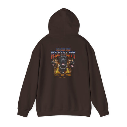 Cane Corso Guard Dog Mentality Fire Design Hoodie Sweatshirt