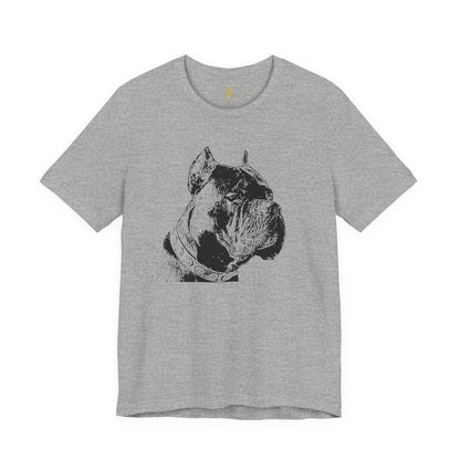 Minimal Cane Corso Black-on-Black Tee