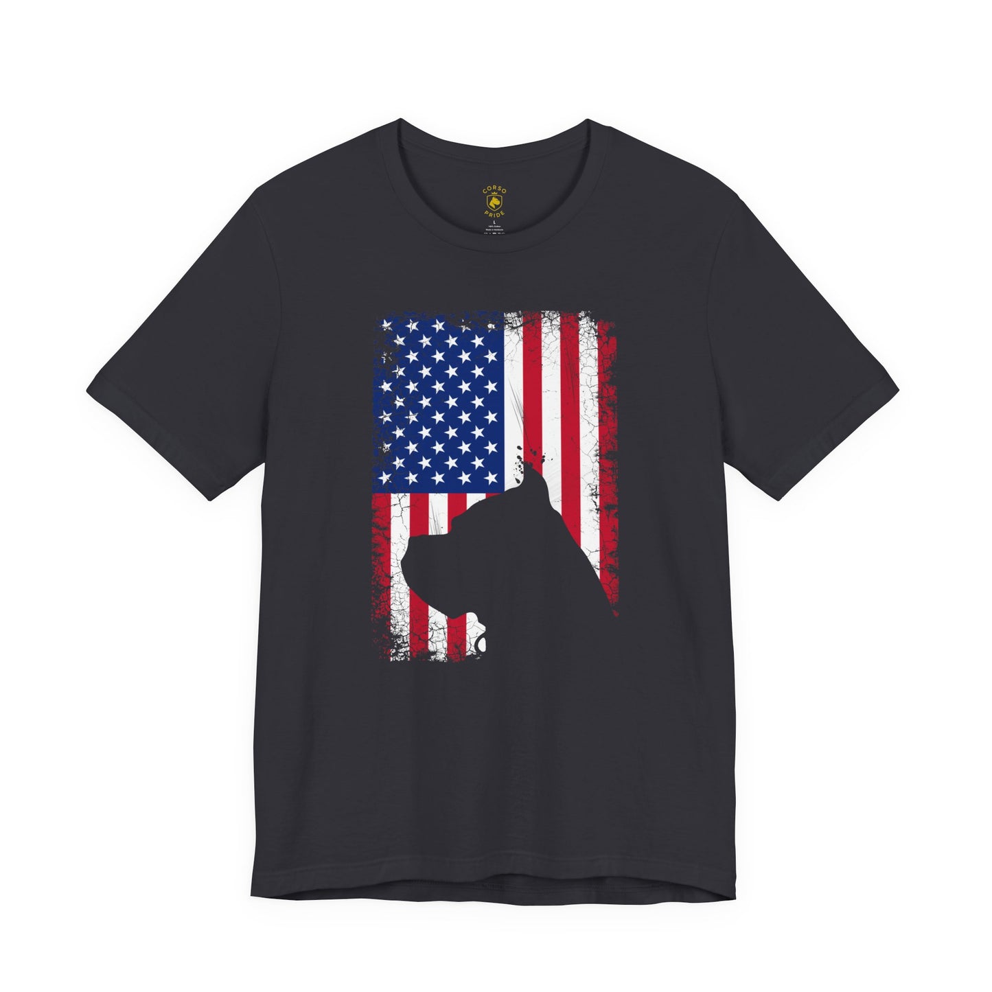 Cane Corso American Flag T-Shirt