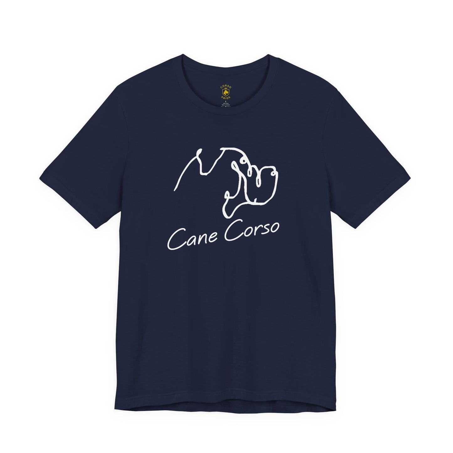 Cane Corso Line Art T-Shirt  Minimalist Cane Corso Tee