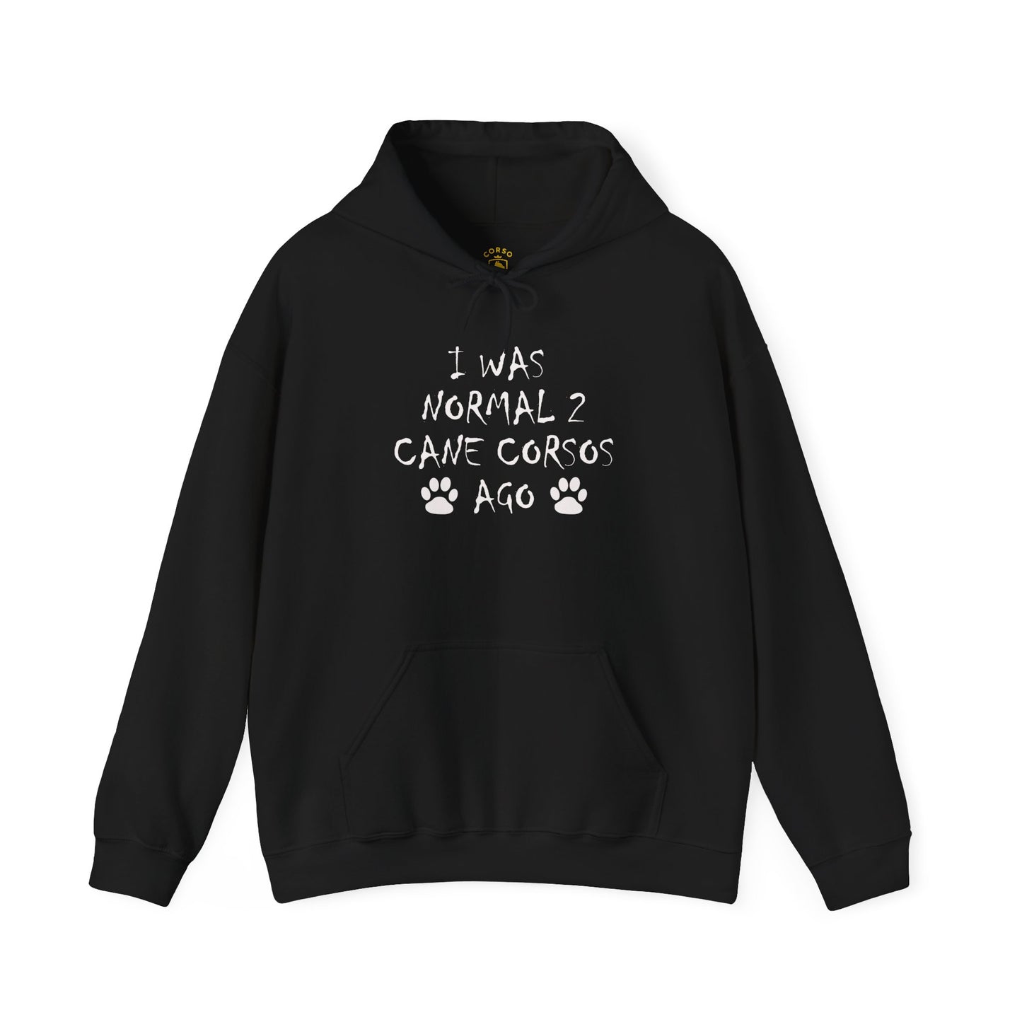 I Was Normal 2 Cane Corsos Ago – Unisex Heavy Blend™ Hooded Sweatshirt