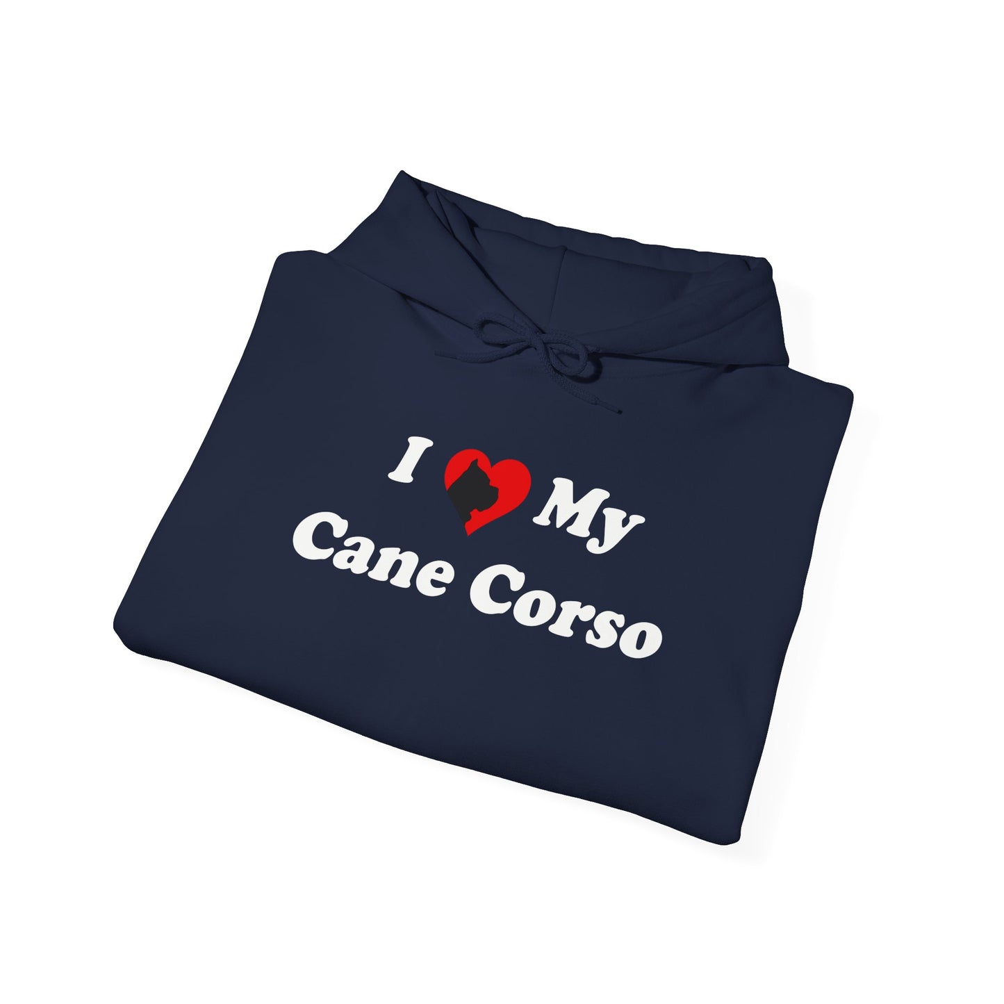I ❤️ My Cane Corso – Unisex Heavy Blend™ Hooded Sweatshirt