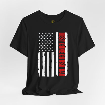 Best Cane Corso Dad – USA Flag T-Shirt