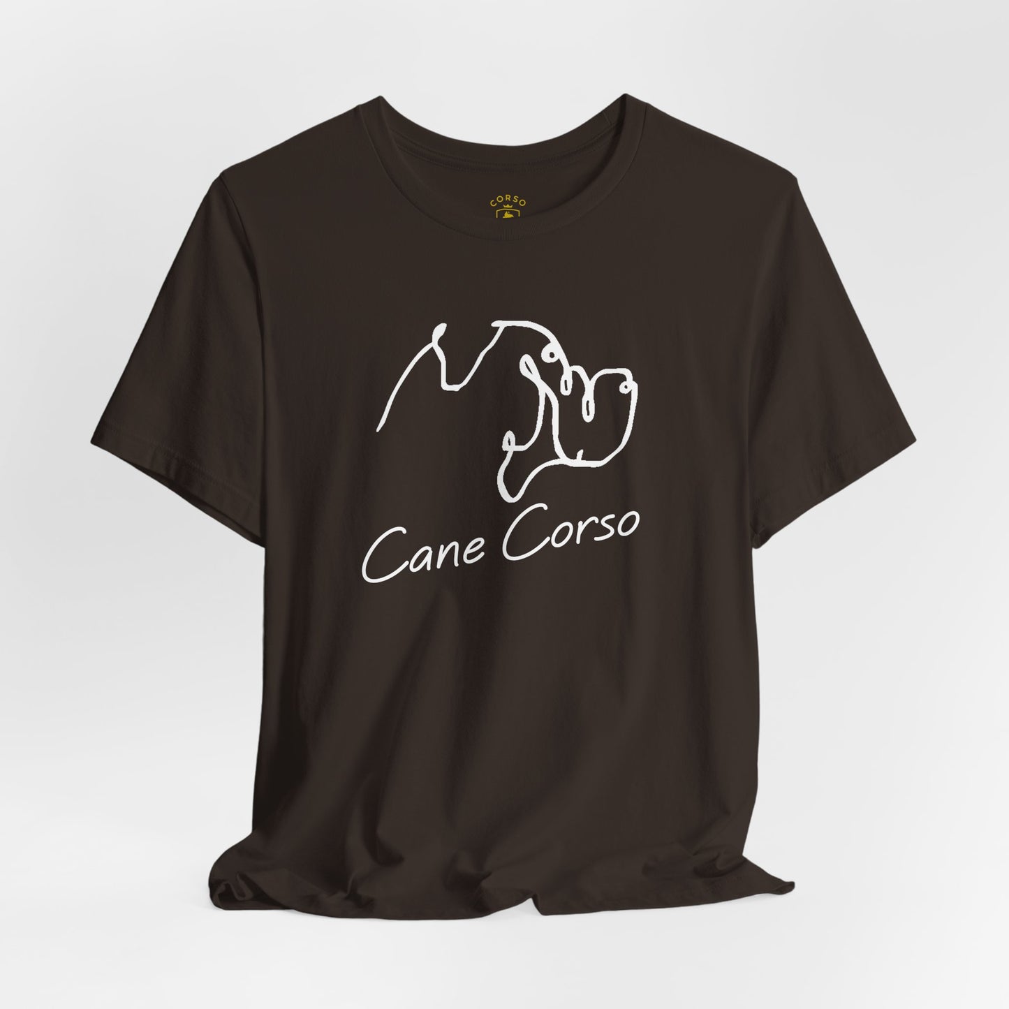 Cane Corso Line Art T-Shirt  Minimalist Cane Corso Tee