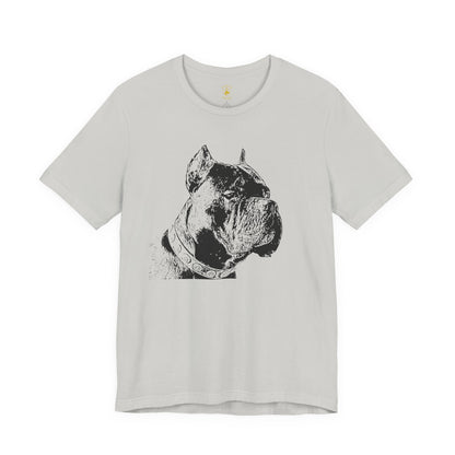 Minimal Cane Corso Black-on-Black Tee