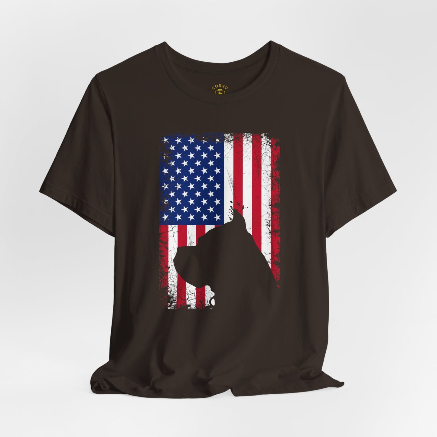 Cane Corso American Flag T-Shirt