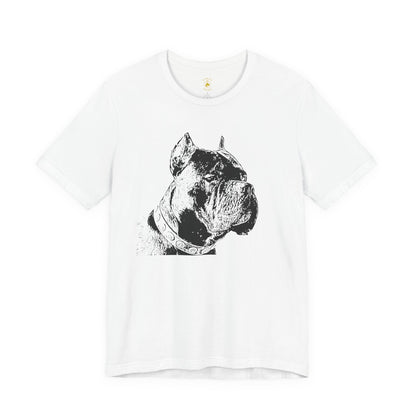 Minimal Cane Corso Black-on-Black Tee