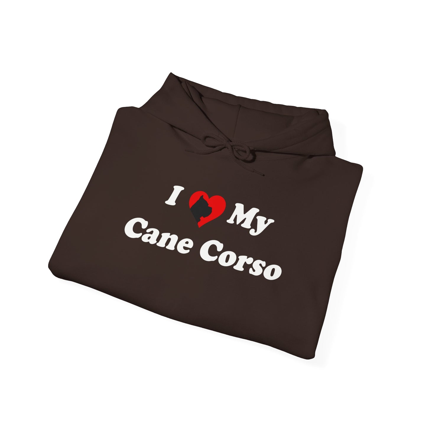 I ❤️ My Cane Corso – Unisex Heavy Blend™ Hooded Sweatshirt